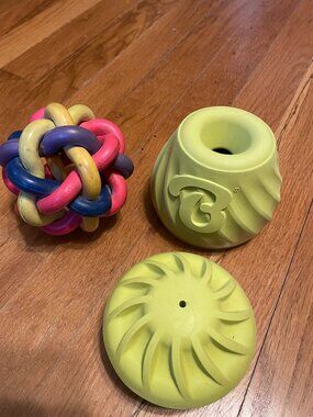 Treat-Dispensing Dog Toy, NWOT, and Ball Toy